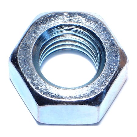 Midwest Fastener Hex Nut, M14-2, Steel, Class 8, Zinc Plated, 25 PK 06878